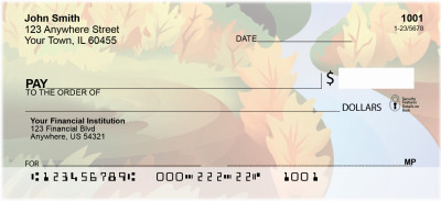 Colorful Mountain Magic Personal Checks | QBP-45