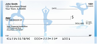 Yoga Positions Personal Checks | QBQ-09