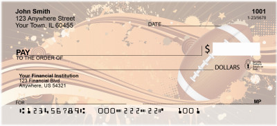 Splash Of Football Personal Checks | QBQ-17