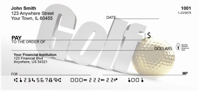 Golf Is Golden Personal Checks | QBQ-21