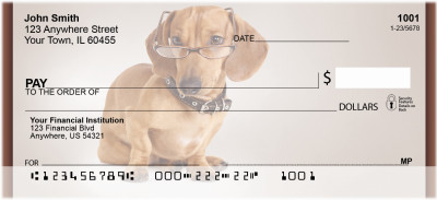Smart Dachshunds Personal Checks | QBQ-93