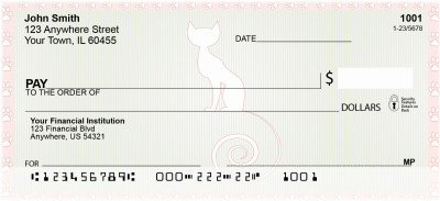 Girly Kitty Cats Personal Checks | QBQ-96