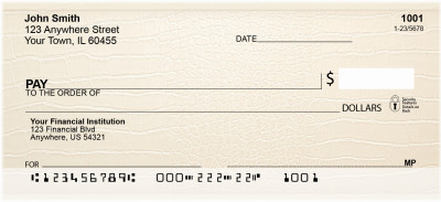 Elegant Alligator Skins Personal Checks | QBR-06