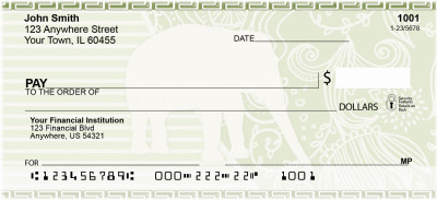 Ethnic Inspired Jungles Personal Checks | QBR-11
