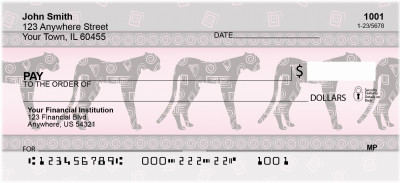 Glowing Safari Personal Checks | QBR-15