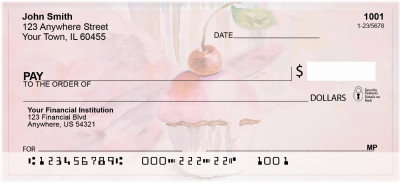 Dreamy Cupcakes Personal Checks | QBR-53