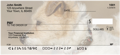 Fox Terrier Personal Checks | QBR-56