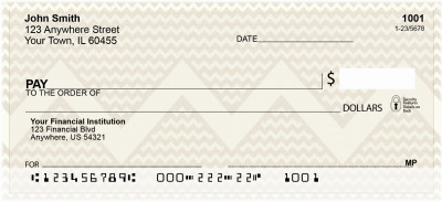 Modern Chevrons Personal Checks | QBR-71