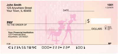 Girly Stylin' Personal Checks | QBR-87