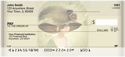 Vintage Hat Personal Checks | QBR-93