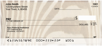 Zebra Stripes Personal Checks | QBR-96