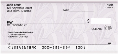 Lavender In Abstract Personal Checks | QBS-16