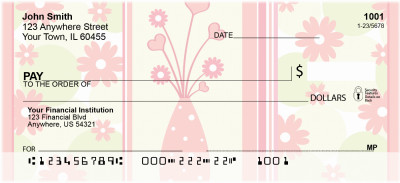 Window Of Daisies Personal Checks | QBS-42