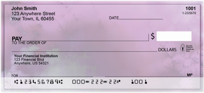 Plum Fun Personal Checks | ZABS-57