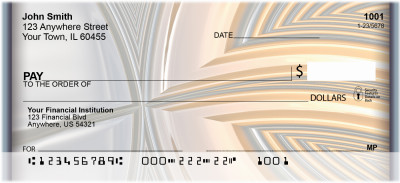 Graphic Metal Personal Checks | ZABS-59