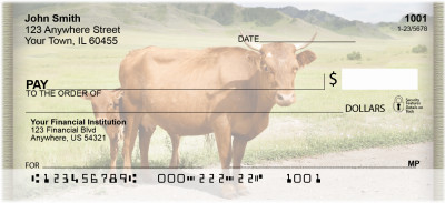 With Baby Calves Personal Checks | ZANJ-30