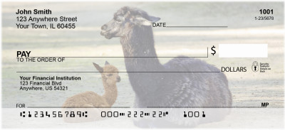 Llama Personal Checks | ZANJ-38