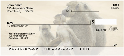 Monkey Days Personal Checks | ZANJ-44