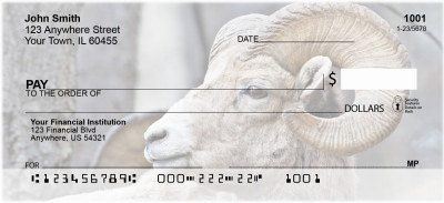 Big Horn Sheep Personal Checks | ZANJ-66