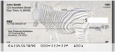 Zebra Safari Personal Checks | ZANJ-94