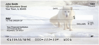 White Fox Personal Checks | ZANK-41