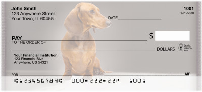 Dachshunds Personal Checks | ZDOG-15