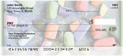 Sidewalk Chalk Personal Checks | ZEDU-02