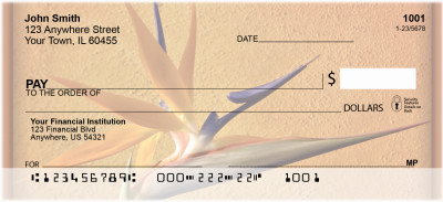 Blooming Paradise Personal Checks | ZFLO-02