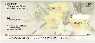 Daffodils Personal Checks | ZFLO-12