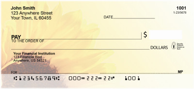 Sunny Sunflowers Personal Checks | ZFLO-61
