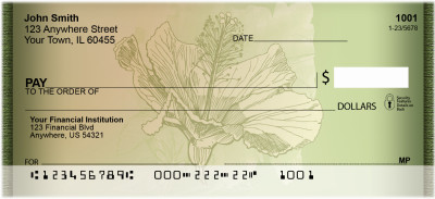 Hibiscus - Yummy Hibiscus Personal Checks | ZFLO-64