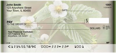 Bloomin' Strawberries Personal Checks | ZFOD-25