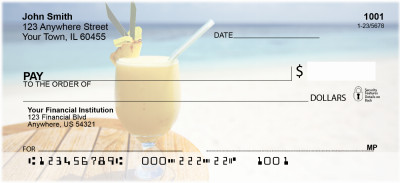 Tropical Cocktails Personal Checks | ZFOD-29