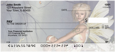 Mystical Garden Fairies Personal Checks | ZFUN-35