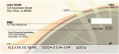 Melting Colors Personal Checks | ZGEO-40