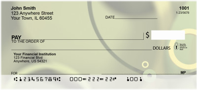 Concentric Circles Personal Checks | ZGEO-56