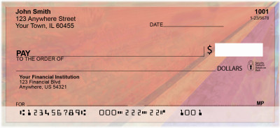 Psychedelic Rust Personal Checks | ZGEO-67
