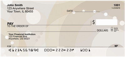 Java Inspired Circles Personal Checks | ZGEO-99