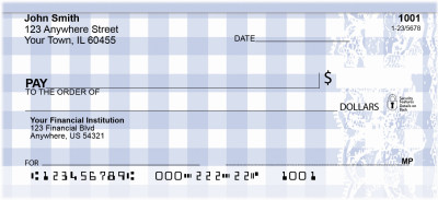 Country Kitchen Tablecoth Personal Checks | ZGEP-04