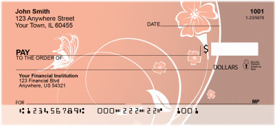 Floral Romance Personal Checks | ZGEP-40