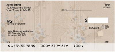 Victorian Vintage Paper Personal Checks | ZGEP-46