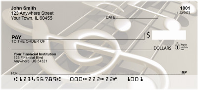 Treble Clef Notes Personal Checks | ZMUS-12
