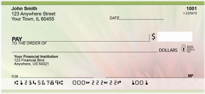 Pink Explosion Personal Checks | ZNAT-23