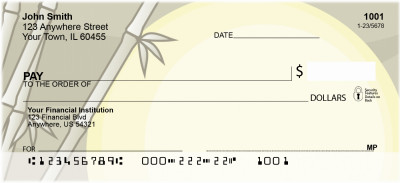Bamboo Sunrise Personal Checks | ZNAT-59