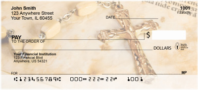 Catholic Symbols Of Faith Personal Checks | ZREL-14