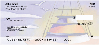 Artistic Look At Sailing Personal Checks | ZSAI-18