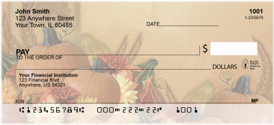 Fall Celebrations Personal Checks | ZSCE-69