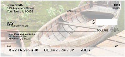 Vintage Fishing Boats Personal Checks | ZSCE-74