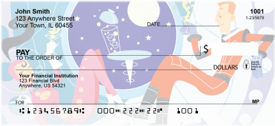 Retro Space Personal Checks | ZSPA-02