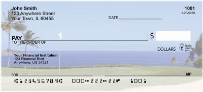 Golf Courses on The Ocean Personal Checks | ZSPO-42